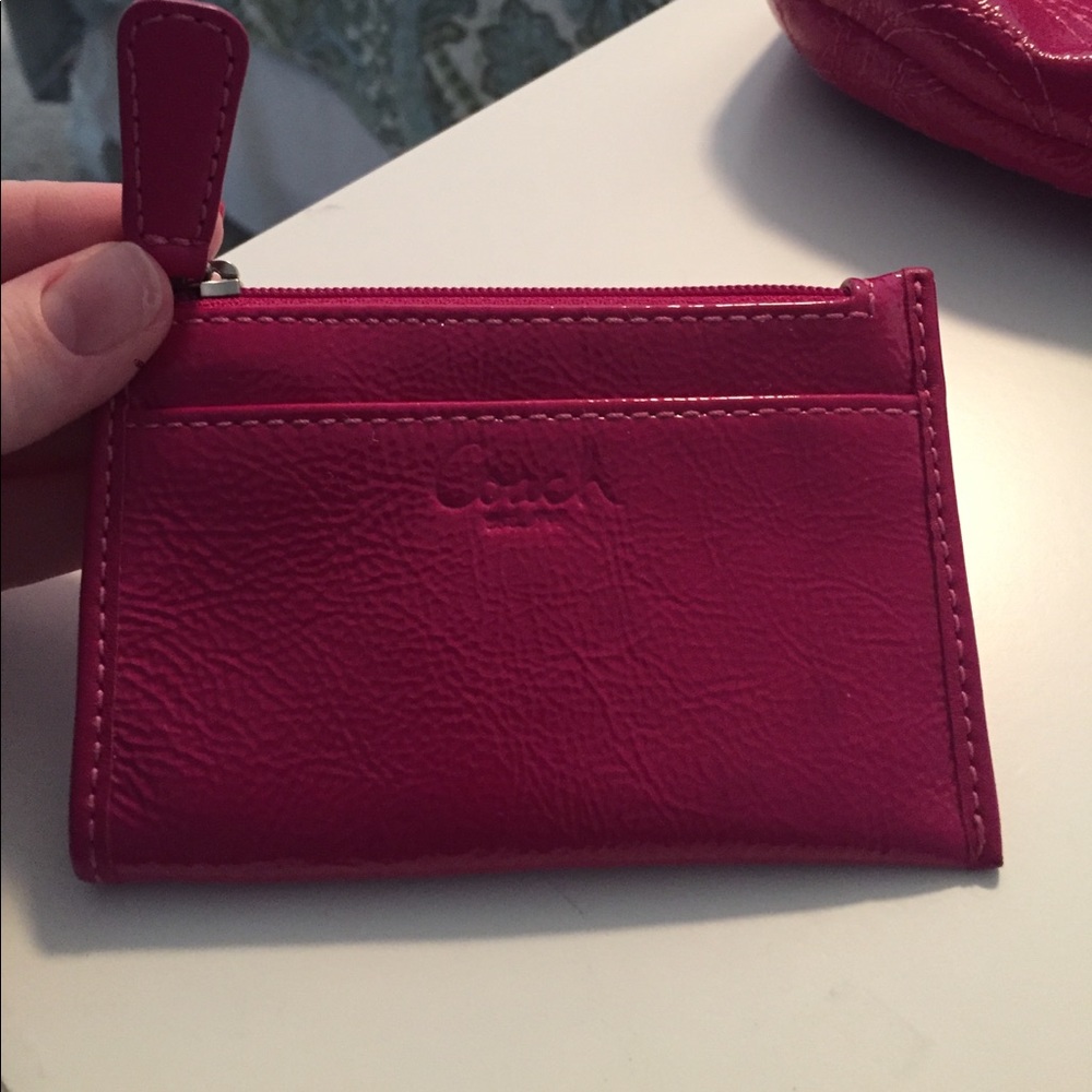 Coach card holder/ change purse